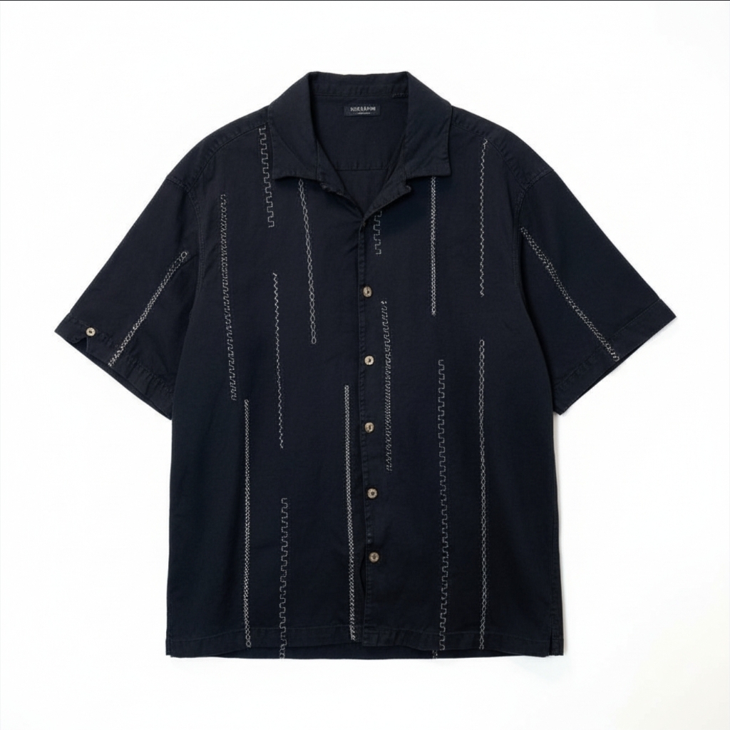 Cellini Collezione Luxury Elegant Black Silk Shirt Cellini Collezione Luxury Elegant Black Silk Shirt